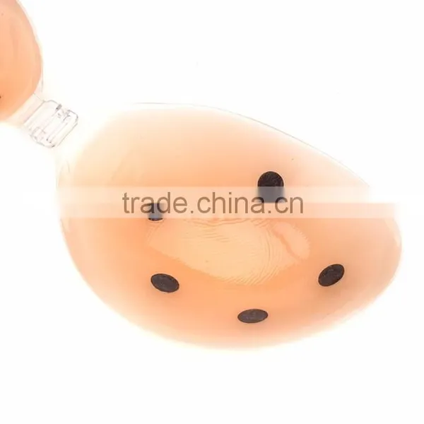 OEM Customized Cheap Sexy Print Transparent Invisible Silicone Bra photo-5