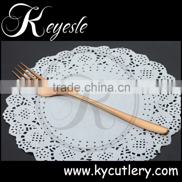 Restaurant Tableware, Modern Rose Gold Flatware photo-6