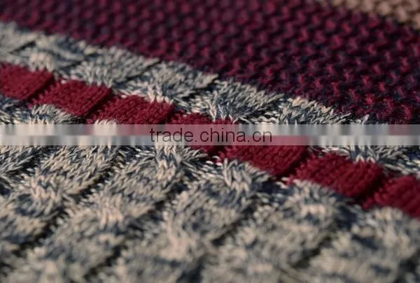 The New Stripe Pattern Close-fitting Fashion Sweater for Splicing Stripe Sweater photo-5