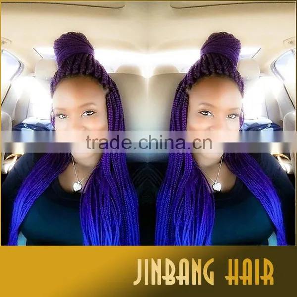 Hot Wholesale 100g 24inch High Temperature Synthetic Hair Premium Ombre Jumbo Braid photo-5