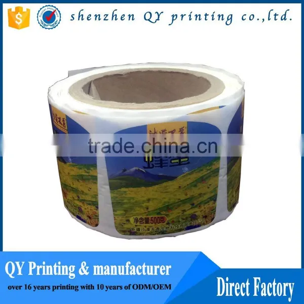 Hot Sale Promotional Honey Bottle Adhesive Label, Sweet Bee Honey Sticker photo-2