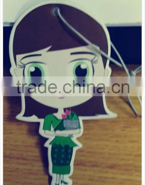 High Quality and Good Price Logo Teacher Hanging Paper Car Air Freshener photo-3