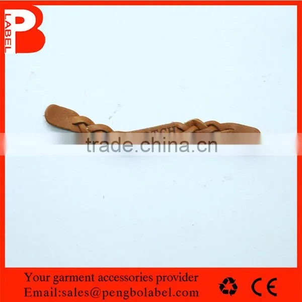 Fashion Jeans Leather Patch With Metal photo-4