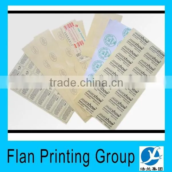 Printed Vinyl Transparent Removable Sticker photo-6