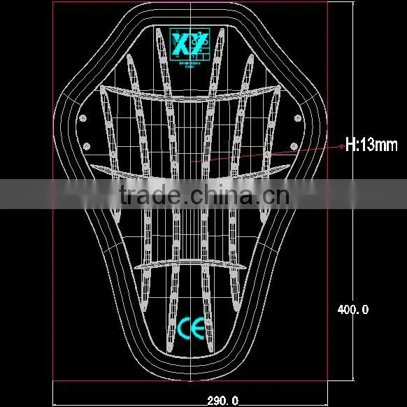 CE Approved Insert Motorcycle Back Protector photo-6