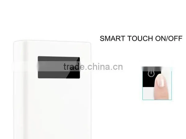 8000mAh Quick Charge QC 2.0 LCD Screen Touch Switch Power Bank photo-2