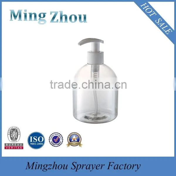 MZ-J24 300ml Plastic Pet Liquid Dispenser Bottles With 24/410 Lotion Pump photo-3