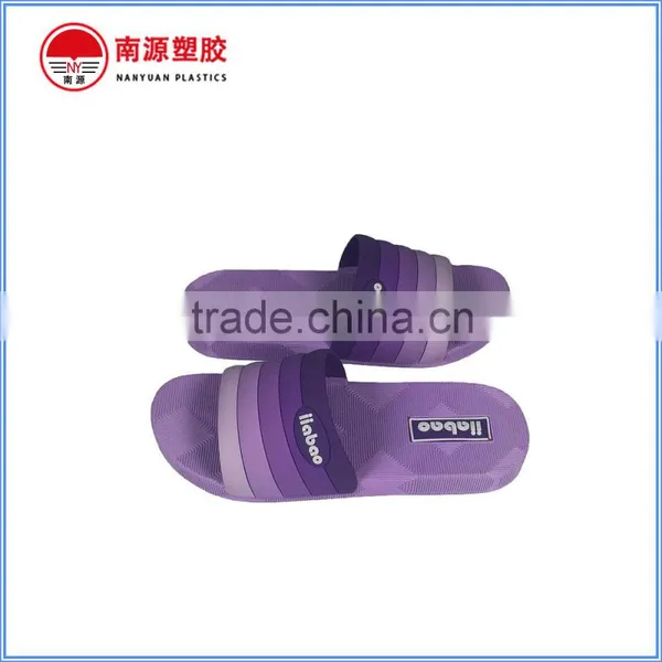 PVC Rainbow Strap Fashion Slipper for Lady photo-4