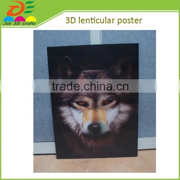 Advertisement Sign Plastic 3D Lenticular Design Poster