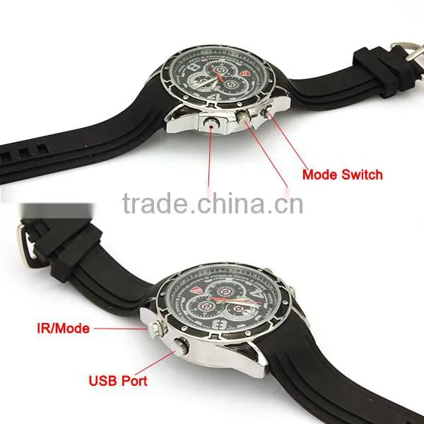 Waterproof 32GB 1080P High Definition IR Spy Night Vision Camera Watch photo-5