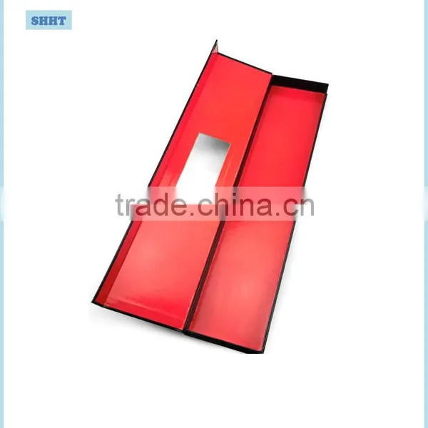 Customized Packaging Hair Extension Box With Clear Window photo-2