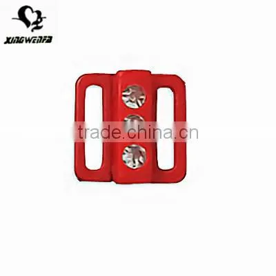 Underwear Accessories Plastic Clasp Buckle With Rhinestones photo-4