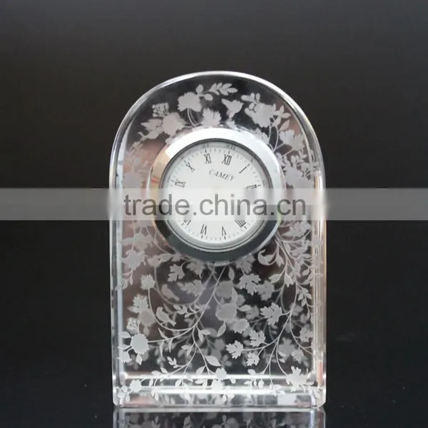 Small Crystal Decorative Desktop Clock photo-3