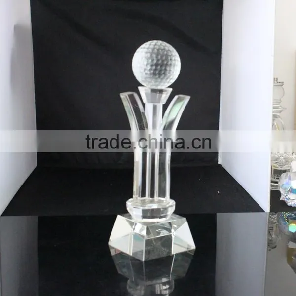 High Quality Crystal Cup Trophy With Ball photo-6