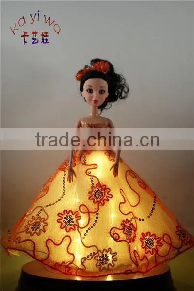 LED / Fiber Optic Resin Christmas Decorations / Girl's Christmas Presents photo-4