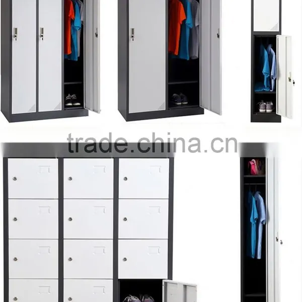 Office Furniture Metal Steel Metal Wardrobe Sliding Door Wheels photo-6