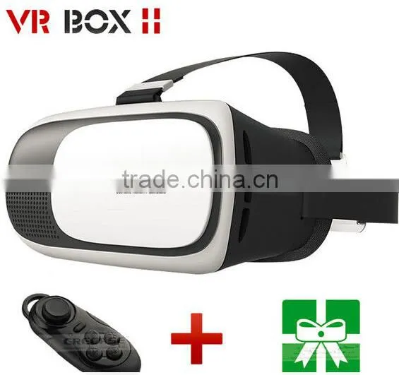 Google Cardboard HeadMount VR BOX 2.0 Version VR 3D Glasses for 3.5"-6.0" Smart Phone + Bluetooth Remote Controller With Package photo-5