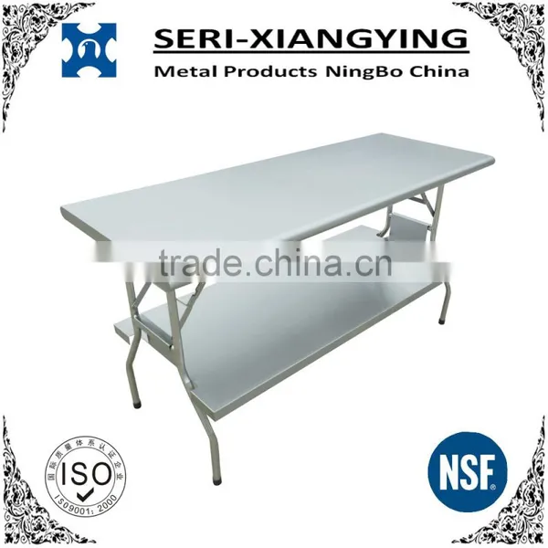 NSF Approval Kitchen Stainless Steel Work Table/stainless Steel Folding Table