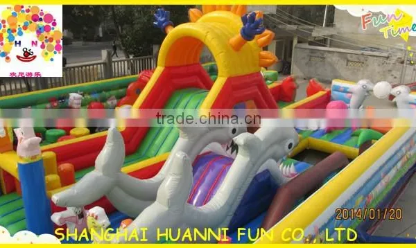 Outdoor Inflatable Bouce House, Inflatable Bouncy Castle for Kids photo-5