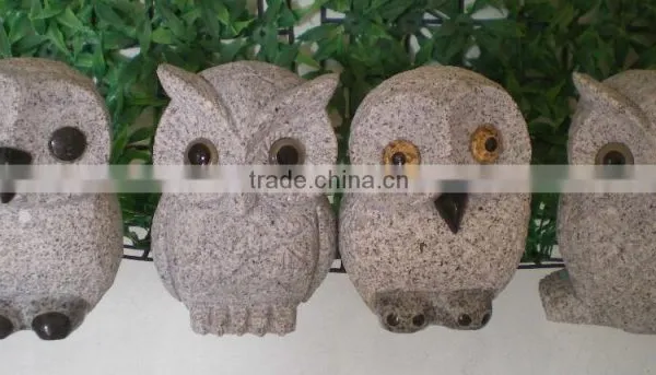Stone Owl Figures Carving photo-2