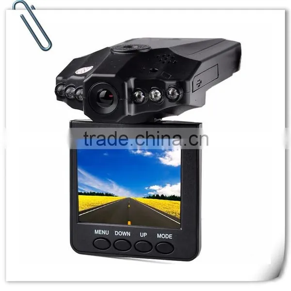 2.5" LCD Screen 6 LED Night Vision Vehicle Car Detector Camera Recorder 120 Degree Wide View Angle HD Car DVR~