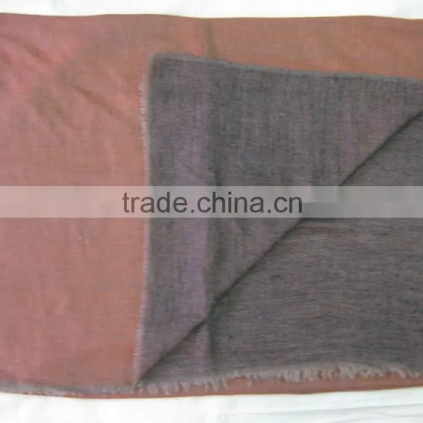 High Quality Cashmere Reversible Scarf in Solid Colour