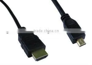 5m Micro HDMI to HDMI Cable Gold Plated High Speed With Ethernet Used to Connect Tablets Cames and Camcorders to TVs