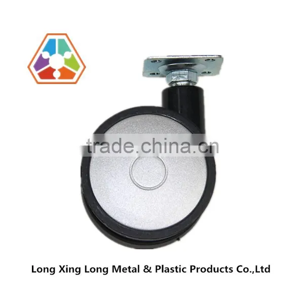 M D60*38*38 PA6 Plastic Office Furniture Caster Wheel photo-2