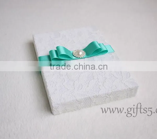 Elegant Wedding Invitations Silk Boxes Wholesale photo-4