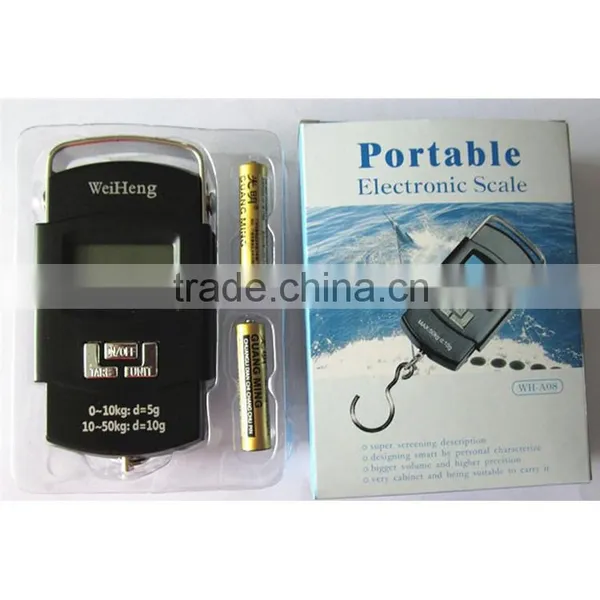 High Precision Mini Digital Hanging Luggage Scale Weighing Hand Scale 10kg/50kg photo-6