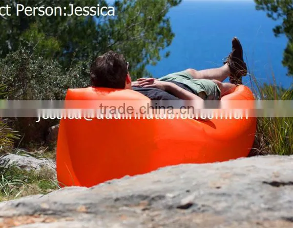 Original Factory Inflatable Lounger Air Filling Sleeping Bag photo-4