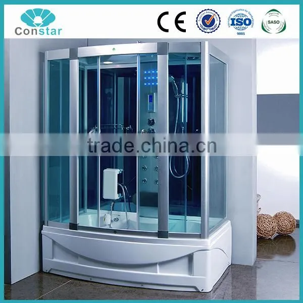 2016 New Constar Complete Shower Room Round Shape Aluminium Alloy Frame Complete Shower Room