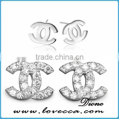 New Promotional Product Charms Women Brown Zircon Earrings photo-5