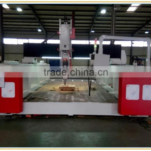High Precision, Good Quality 5 Axis Wood Mold Carving Machine , 5 Axis Cnc Router Machine photo-2