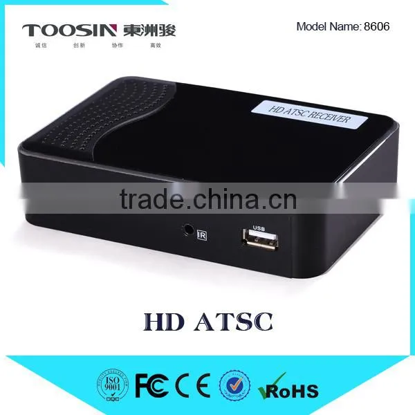 China Supplier Accept OEM Order & Digital TV HD DVB Transmitter MPEG4 Receiver ATSC Set Top Box for North America photo-2