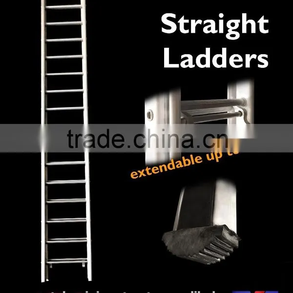 Aluminium 2 Section Straight Ladders 17 Ft.