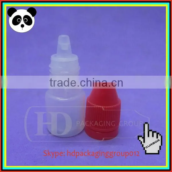 2ml Hot Sale LDPE E-cig Liquid Bottles Empty 3ml Empty Sample Bottle the Newest Eliquid Bottle Tamperproof Cap