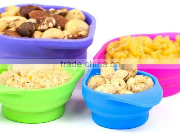 Silicone Collapsible Measuring Cups Foldable Bowl photo-2