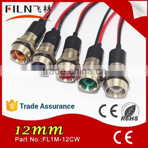 Frigidaire Oven Pilot Light 12mm Panel Mounting Hole LED 120v Pilot Light With Wire Leading photo-6