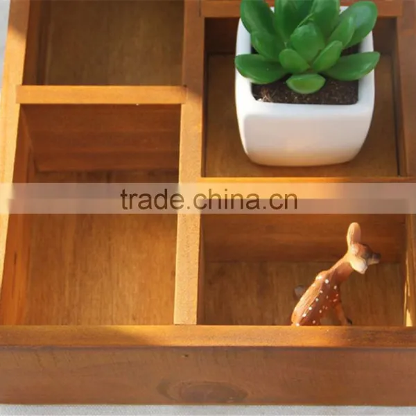 Antique Wood Serving Trays,personalized Flower Wood Tray, Wood Packing Tray photo-3