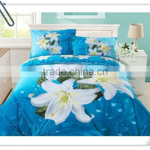 100% Polyester Fabric 2016 Bright Colors Flowers Fabric Brushed Soft Fabric of China photo-4