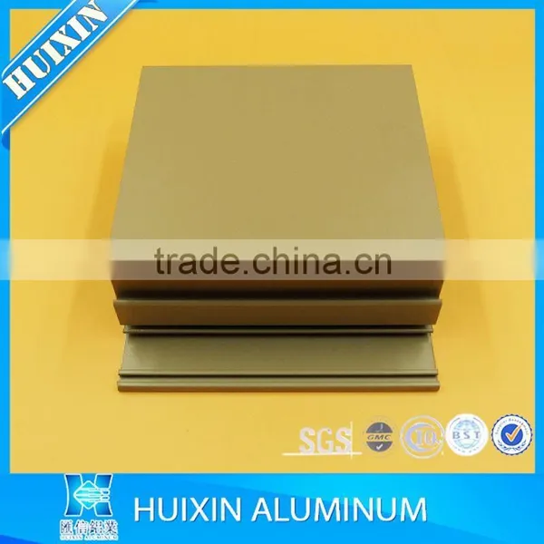 Iraq Market 6063-T5 Powder Coating Aluminum Extruded Profiles photo-3