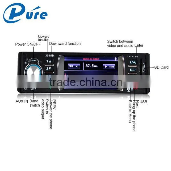 Car MP5 Player 3.6 Inch Bluetooth Car MP5 Player Manual 3.6 Inch HD Digital Screen With Reversing Function photo-5