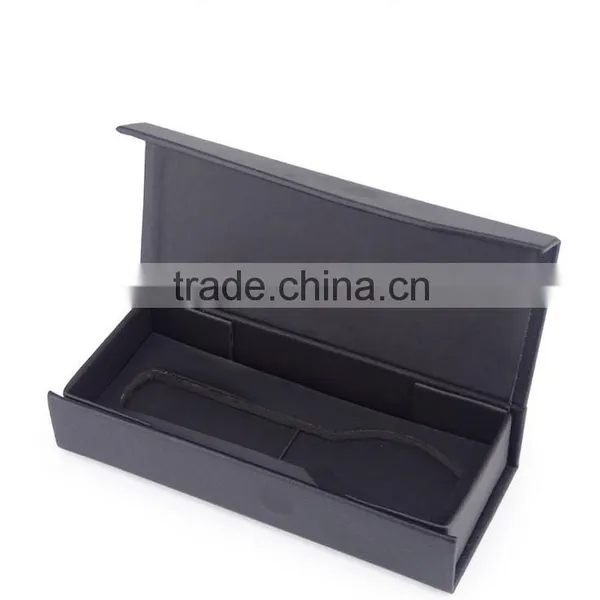Chinese Factories Wholesale Custom High-grade PU Leather Jewelry Box, Black Beautiful Watch Box photo-3