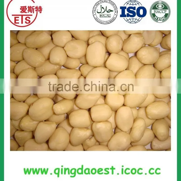 Blanched Peanut Kernels in Split and Whole Type for Reference