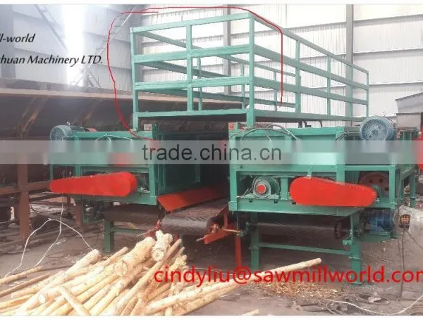 Double Slot Double Roller Wood Debarker