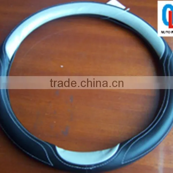 Leather Steering Wheel Cover in Car Steering Wheel Covers