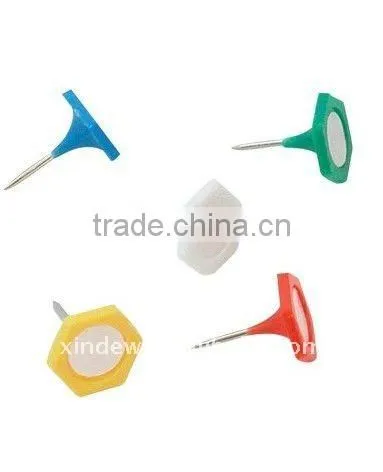 clear color plastic push pins