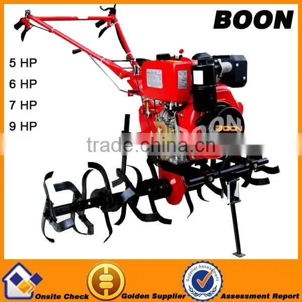 4.4 KW Diesel Engine Mini Tiller Cultivator in Agriculture photo-4