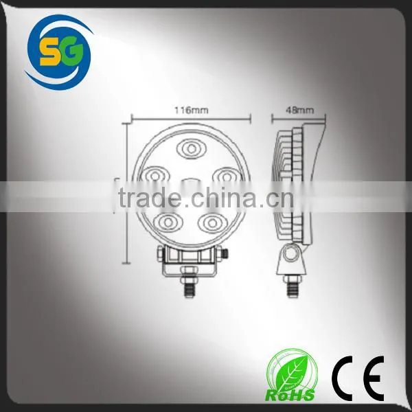 Big Sale Led Car Light, Work Led Light for Fog Driving Offroad Boat Lamp 4 x 4 ATV SUV Round/Spot, 18w Led Work Light photo-3